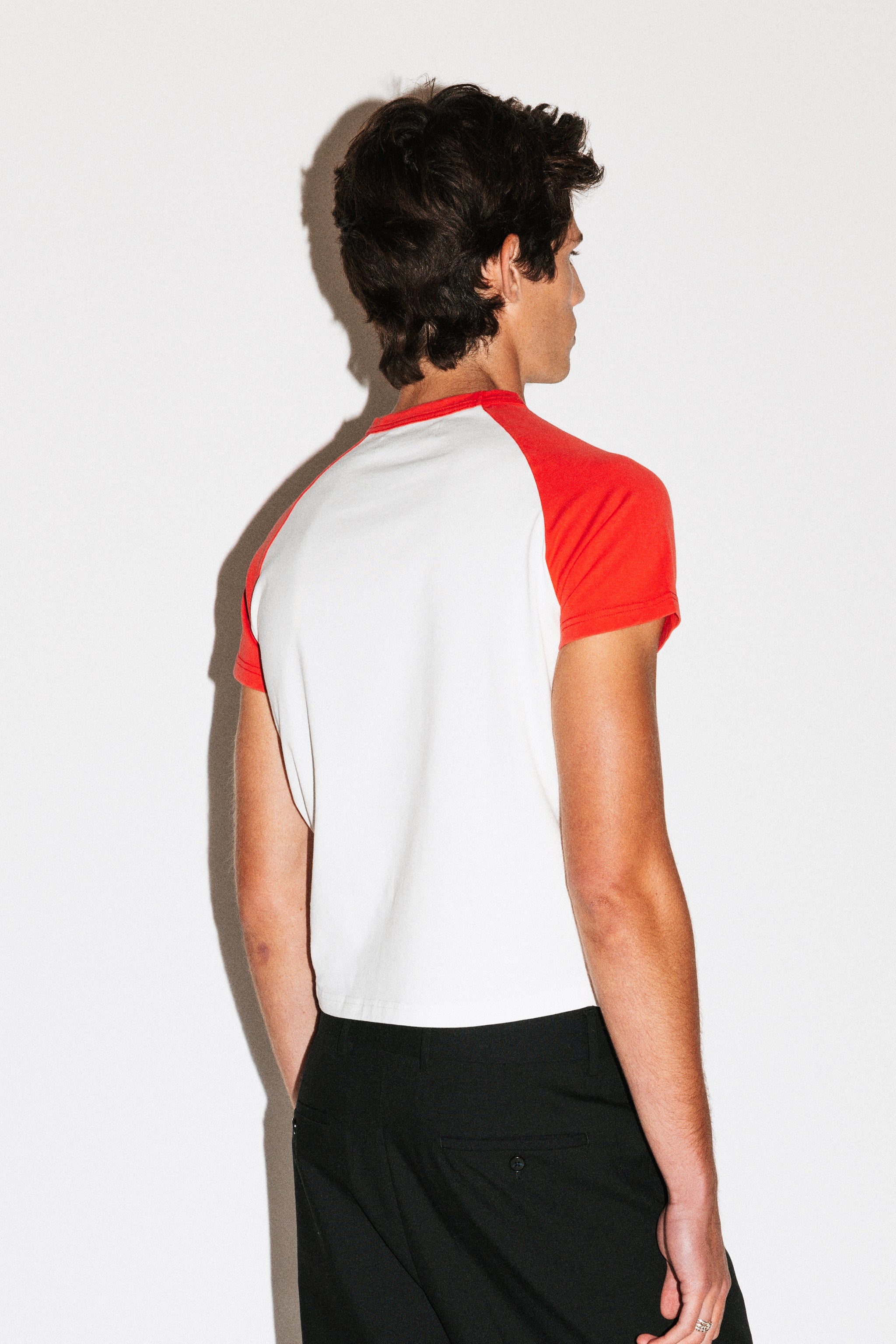 Sunfaded Red Raglan